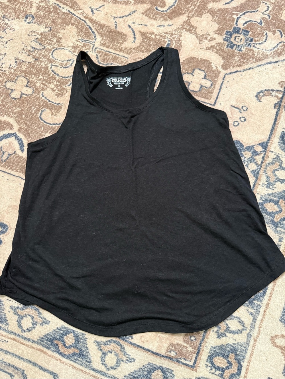 Mudd Black Racerback Tank Top